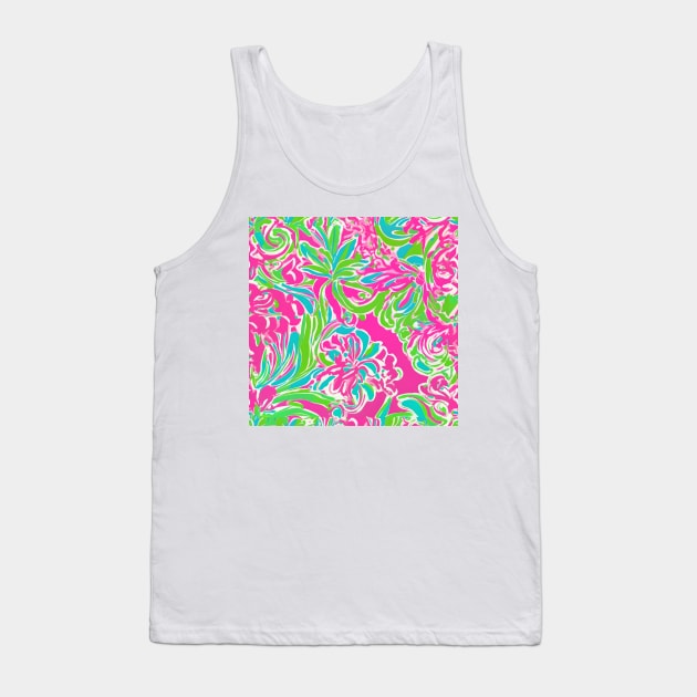 Preppy Lilly’s paisley Tank Top by SophieClimaArt